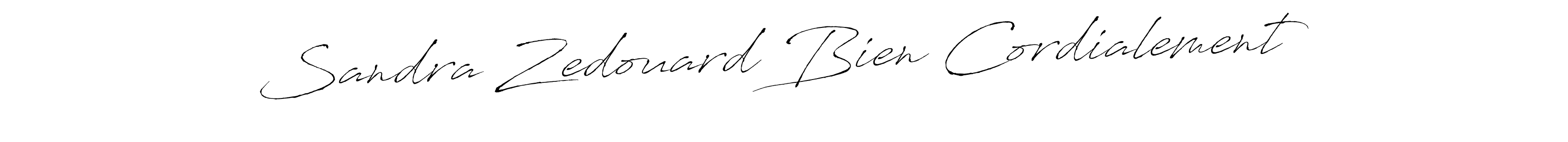 Sandra Zedouard Bien Cordialement stylish signature style. Best Handwritten Sign (Antro_Vectra) for my name. Handwritten Signature Collection Ideas for my name Sandra Zedouard Bien Cordialement. Sandra Zedouard Bien Cordialement signature style 6 images and pictures png