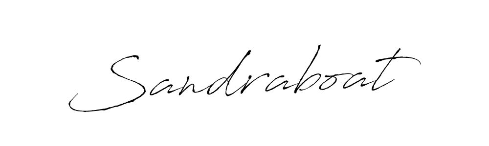 Make a beautiful signature design for name Sandraboat. With this signature (Antro_Vectra) style, you can create a handwritten signature for free. Sandraboat signature style 6 images and pictures png