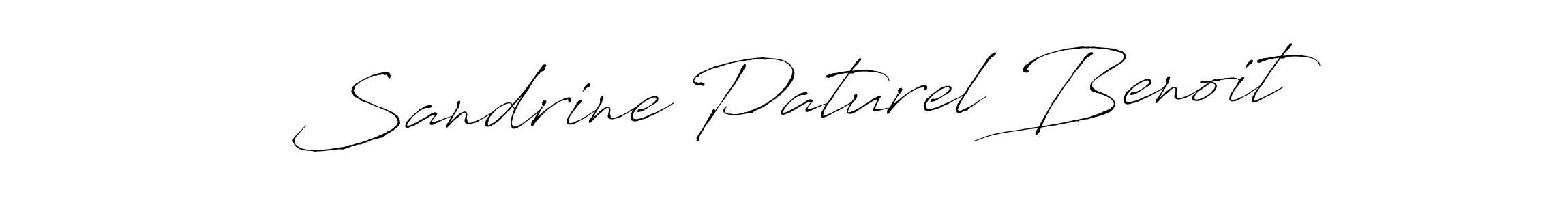 Design your own signature with our free online signature maker. With this signature software, you can create a handwritten (Antro_Vectra) signature for name Sandrine Paturel Benoit. Sandrine Paturel Benoit signature style 6 images and pictures png