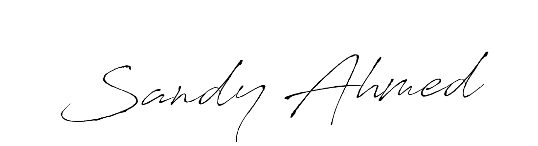 See photos of Sandy Ahmed official signature by Spectra . Check more albums & portfolios. Read reviews & check more about Antro_Vectra font. Sandy Ahmed signature style 6 images and pictures png