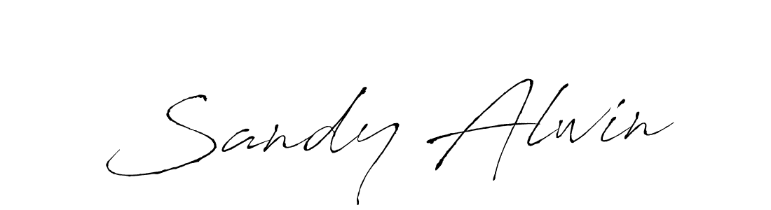 Also You can easily find your signature by using the search form. We will create Sandy Alwin name handwritten signature images for you free of cost using Antro_Vectra sign style. Sandy Alwin signature style 6 images and pictures png