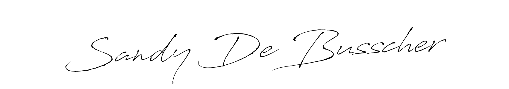 Design your own signature with our free online signature maker. With this signature software, you can create a handwritten (Antro_Vectra) signature for name Sandy De Busscher. Sandy De Busscher signature style 6 images and pictures png