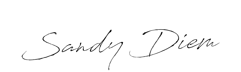 Also we have Sandy Diem name is the best signature style. Create professional handwritten signature collection using Antro_Vectra autograph style. Sandy Diem signature style 6 images and pictures png