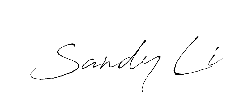 How to make Sandy Li name signature. Use Antro_Vectra style for creating short signs online. This is the latest handwritten sign. Sandy Li signature style 6 images and pictures png