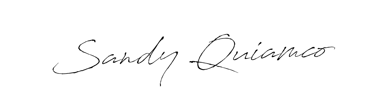 Create a beautiful signature design for name Sandy Quiamco. With this signature (Antro_Vectra) fonts, you can make a handwritten signature for free. Sandy Quiamco signature style 6 images and pictures png