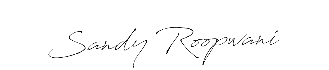 How to make Sandy Roopwani signature? Antro_Vectra is a professional autograph style. Create handwritten signature for Sandy Roopwani name. Sandy Roopwani signature style 6 images and pictures png