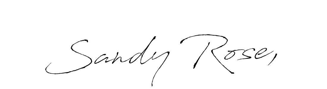 Best and Professional Signature Style for Sandy Rose,. Antro_Vectra Best Signature Style Collection. Sandy Rose, signature style 6 images and pictures png