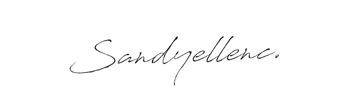 How to Draw Sandyellenc. signature style? Antro_Vectra is a latest design signature styles for name Sandyellenc.. Sandyellenc. signature style 6 images and pictures png