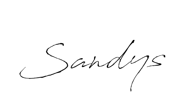 Create a beautiful signature design for name Sandys. With this signature (Antro_Vectra) fonts, you can make a handwritten signature for free. Sandys signature style 6 images and pictures png