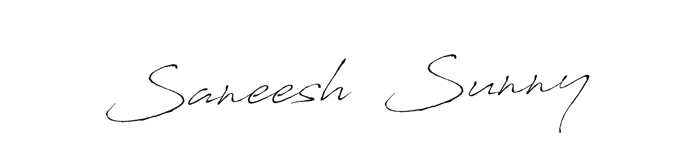 This is the best signature style for the Saneesh  Sunny name. Also you like these signature font (Antro_Vectra). Mix name signature. Saneesh  Sunny signature style 6 images and pictures png