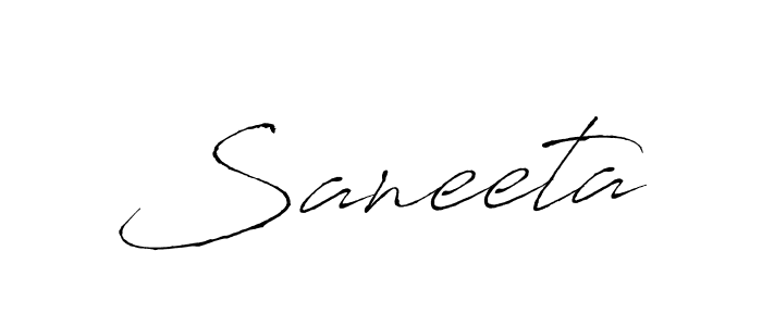 Create a beautiful signature design for name Saneeta. With this signature (Antro_Vectra) fonts, you can make a handwritten signature for free. Saneeta signature style 6 images and pictures png