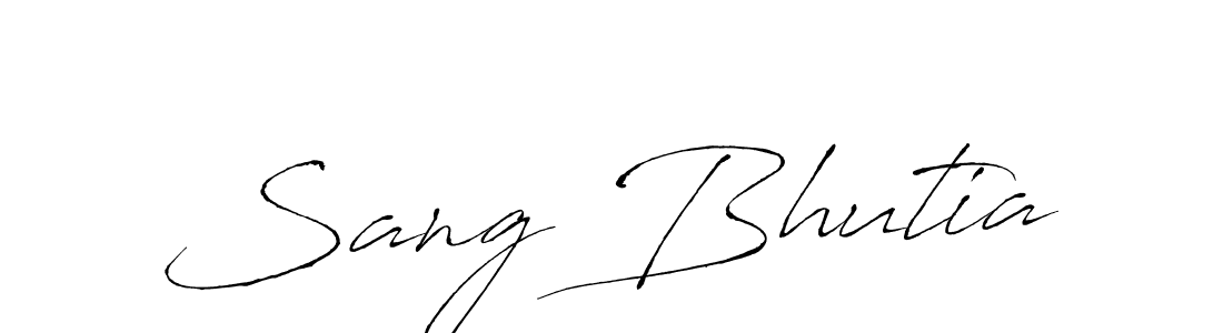 This is the best signature style for the Sang Bhutia name. Also you like these signature font (Antro_Vectra). Mix name signature. Sang Bhutia signature style 6 images and pictures png