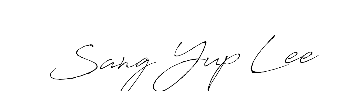 Also we have Sang Yup Lee name is the best signature style. Create professional handwritten signature collection using Antro_Vectra autograph style. Sang Yup Lee signature style 6 images and pictures png