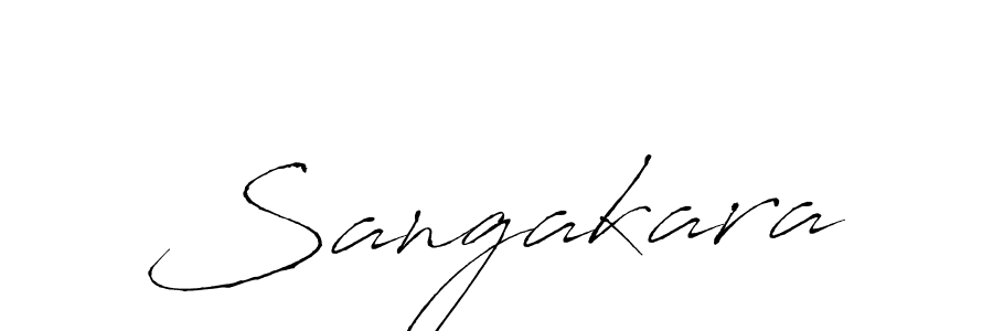 How to make Sangakara signature? Antro_Vectra is a professional autograph style. Create handwritten signature for Sangakara name. Sangakara signature style 6 images and pictures png