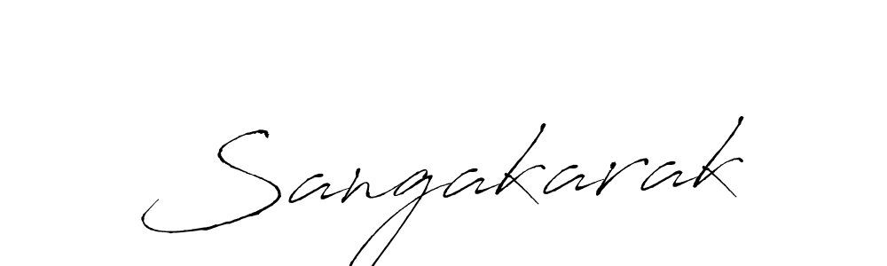 Use a signature maker to create a handwritten signature online. With this signature software, you can design (Antro_Vectra) your own signature for name Sangakarak. Sangakarak signature style 6 images and pictures png