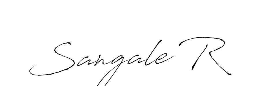 Also we have Sangale R name is the best signature style. Create professional handwritten signature collection using Antro_Vectra autograph style. Sangale R signature style 6 images and pictures png