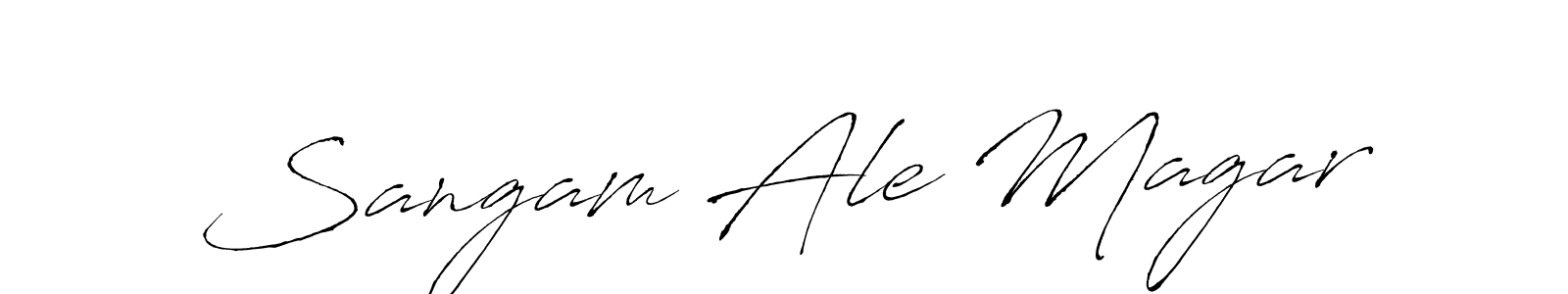 Here are the top 10 professional signature styles for the name Sangam Ale Magar. These are the best autograph styles you can use for your name. Sangam Ale Magar signature style 6 images and pictures png
