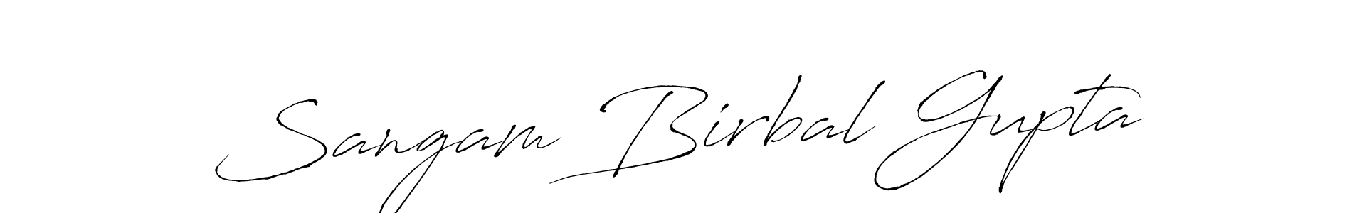 It looks lik you need a new signature style for name Sangam Birbal Gupta. Design unique handwritten (Antro_Vectra) signature with our free signature maker in just a few clicks. Sangam Birbal Gupta signature style 6 images and pictures png