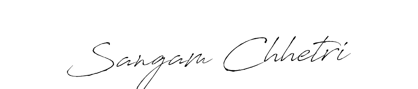 Antro_Vectra is a professional signature style that is perfect for those who want to add a touch of class to their signature. It is also a great choice for those who want to make their signature more unique. Get Sangam Chhetri name to fancy signature for free. Sangam Chhetri signature style 6 images and pictures png