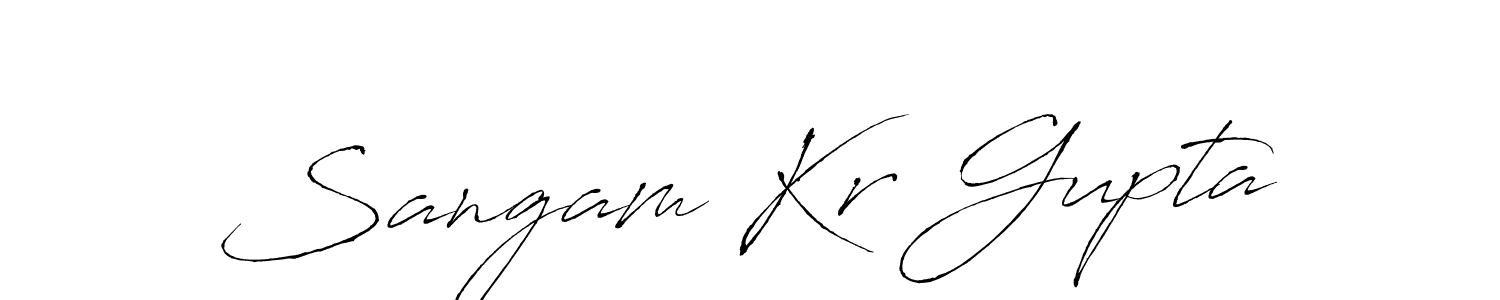 You can use this online signature creator to create a handwritten signature for the name Sangam Kr Gupta. This is the best online autograph maker. Sangam Kr Gupta signature style 6 images and pictures png