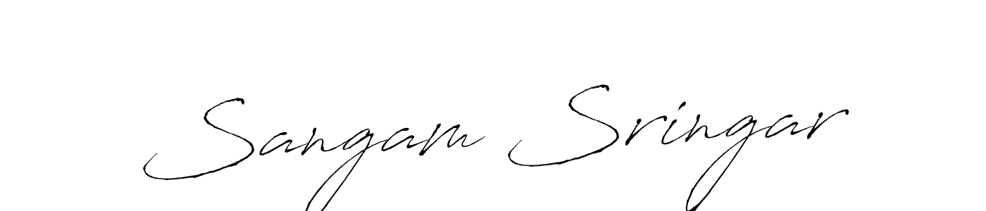 See photos of Sangam Sringar official signature by Spectra . Check more albums & portfolios. Read reviews & check more about Antro_Vectra font. Sangam Sringar signature style 6 images and pictures png