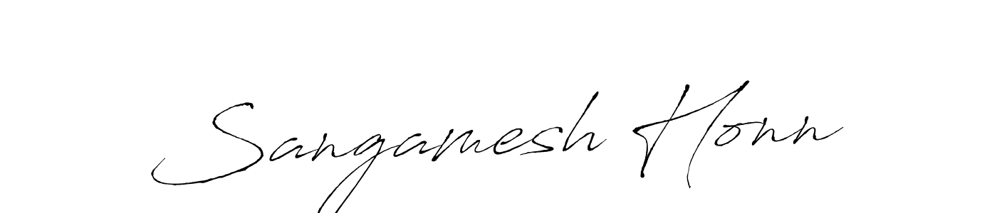 It looks lik you need a new signature style for name Sangamesh Honn. Design unique handwritten (Antro_Vectra) signature with our free signature maker in just a few clicks. Sangamesh Honn signature style 6 images and pictures png
