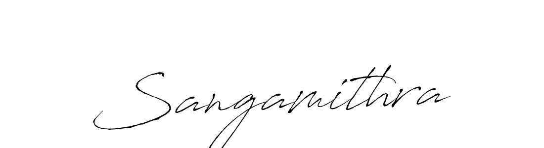 Create a beautiful signature design for name Sangamithra. With this signature (Antro_Vectra) fonts, you can make a handwritten signature for free. Sangamithra signature style 6 images and pictures png