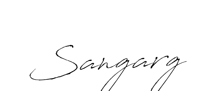How to make Sangarg signature? Antro_Vectra is a professional autograph style. Create handwritten signature for Sangarg name. Sangarg signature style 6 images and pictures png