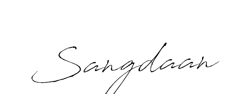 Once you've used our free online signature maker to create your best signature Antro_Vectra style, it's time to enjoy all of the benefits that Sangdaan name signing documents. Sangdaan signature style 6 images and pictures png