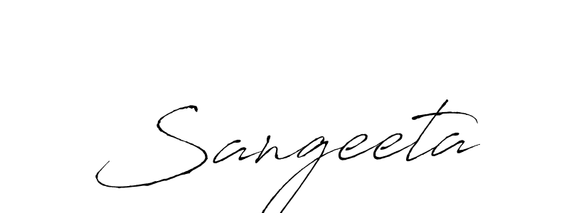 Design your own signature with our free online signature maker. With this signature software, you can create a handwritten (Antro_Vectra) signature for name Sangeeta. Sangeeta signature style 6 images and pictures png