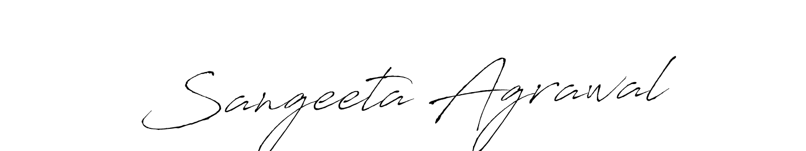 Also You can easily find your signature by using the search form. We will create Sangeeta Agrawal name handwritten signature images for you free of cost using Antro_Vectra sign style. Sangeeta Agrawal signature style 6 images and pictures png