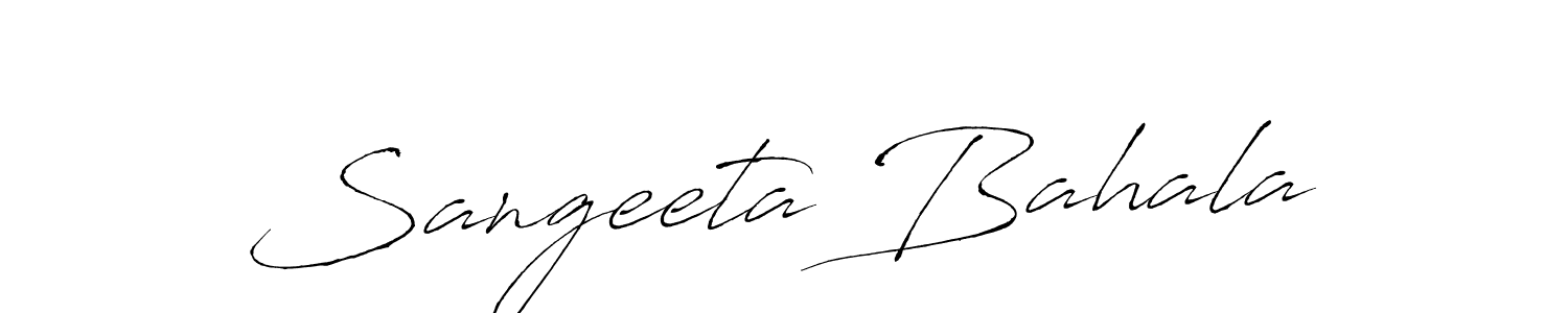 Make a beautiful signature design for name Sangeeta Bahala. Use this online signature maker to create a handwritten signature for free. Sangeeta Bahala signature style 6 images and pictures png