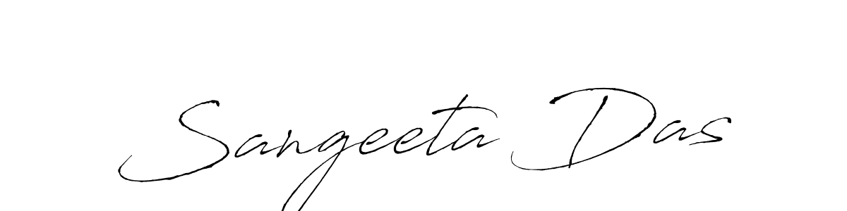 How to make Sangeeta Das signature? Antro_Vectra is a professional autograph style. Create handwritten signature for Sangeeta Das name. Sangeeta Das signature style 6 images and pictures png