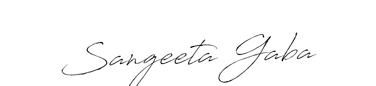 You should practise on your own different ways (Antro_Vectra) to write your name (Sangeeta Gaba) in signature. don't let someone else do it for you. Sangeeta Gaba signature style 6 images and pictures png