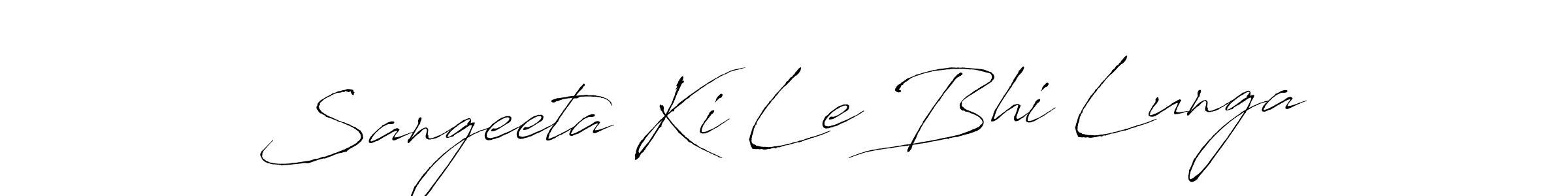 if you are searching for the best signature style for your name Sangeeta Ki Le Bhi Lunga. so please give up your signature search. here we have designed multiple signature styles  using Antro_Vectra. Sangeeta Ki Le Bhi Lunga signature style 6 images and pictures png