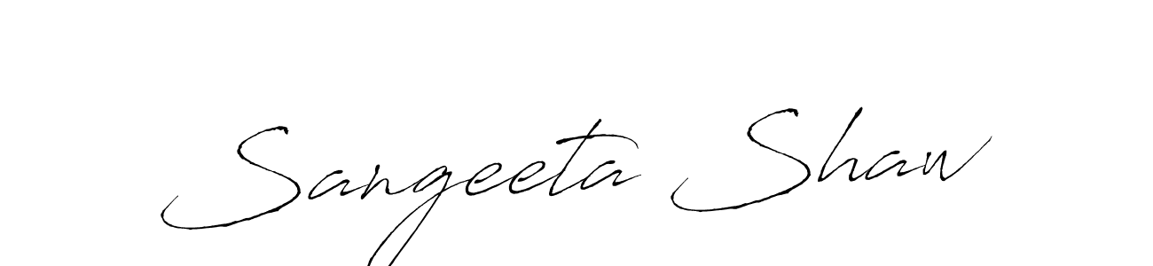 You should practise on your own different ways (Antro_Vectra) to write your name (Sangeeta Shaw) in signature. don't let someone else do it for you. Sangeeta Shaw signature style 6 images and pictures png