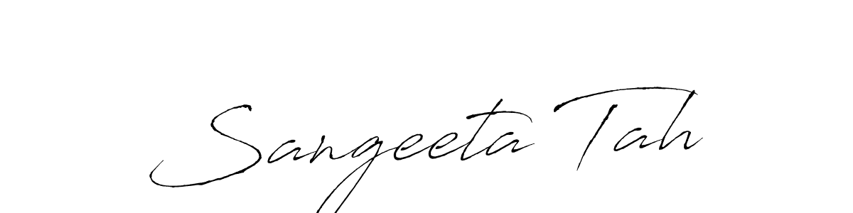 It looks lik you need a new signature style for name Sangeeta Tah. Design unique handwritten (Antro_Vectra) signature with our free signature maker in just a few clicks. Sangeeta Tah signature style 6 images and pictures png