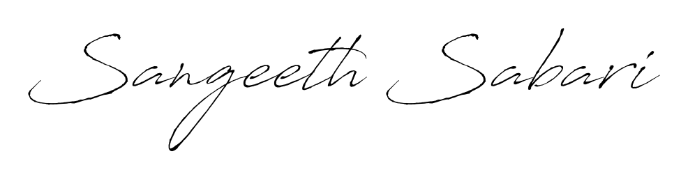 Also we have Sangeeth Sabari name is the best signature style. Create professional handwritten signature collection using Antro_Vectra autograph style. Sangeeth Sabari signature style 6 images and pictures png
