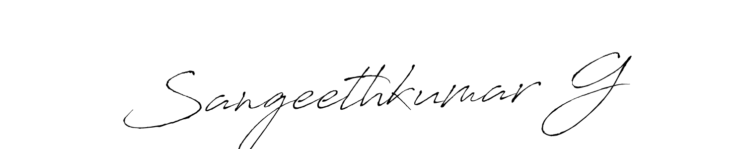 How to Draw Sangeethkumar G signature style? Antro_Vectra is a latest design signature styles for name Sangeethkumar G. Sangeethkumar G signature style 6 images and pictures png