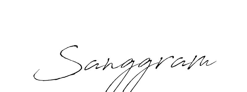 This is the best signature style for the Sanggram name. Also you like these signature font (Antro_Vectra). Mix name signature. Sanggram signature style 6 images and pictures png