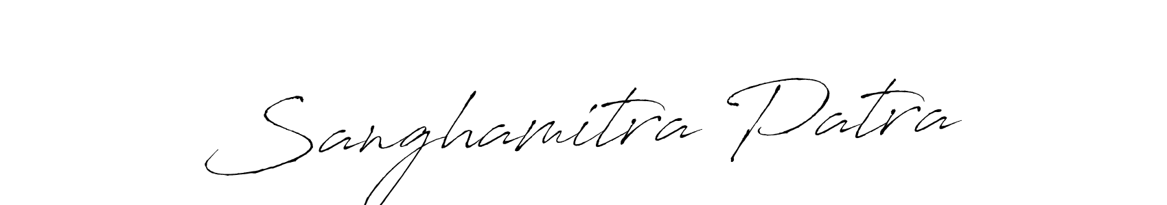 Design your own signature with our free online signature maker. With this signature software, you can create a handwritten (Antro_Vectra) signature for name Sanghamitra Patra. Sanghamitra Patra signature style 6 images and pictures png