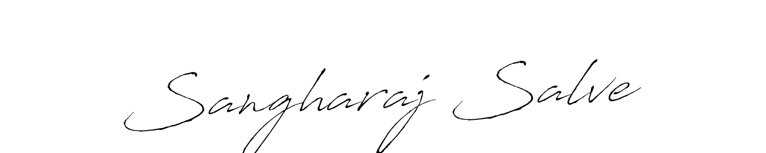 Sangharaj Salve stylish signature style. Best Handwritten Sign (Antro_Vectra) for my name. Handwritten Signature Collection Ideas for my name Sangharaj Salve. Sangharaj Salve signature style 6 images and pictures png