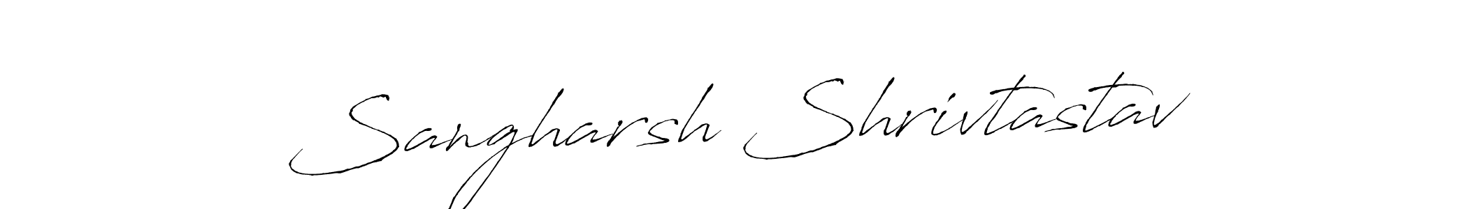 Design your own signature with our free online signature maker. With this signature software, you can create a handwritten (Antro_Vectra) signature for name Sangharsh Shrivtastav. Sangharsh Shrivtastav signature style 6 images and pictures png