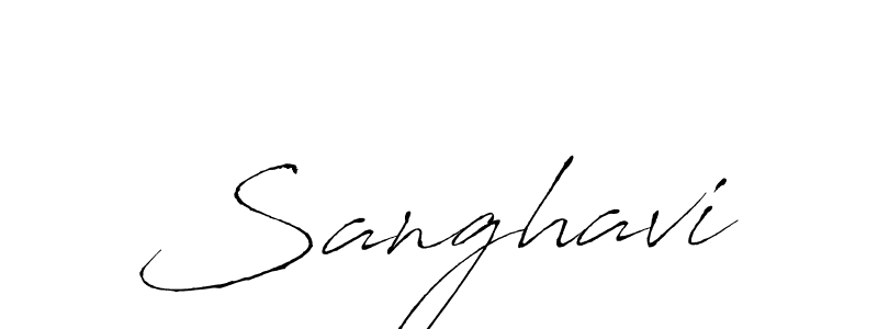 Create a beautiful signature design for name Sanghavi. With this signature (Antro_Vectra) fonts, you can make a handwritten signature for free. Sanghavi signature style 6 images and pictures png