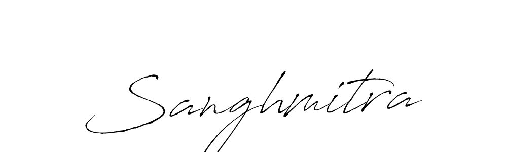 Use a signature maker to create a handwritten signature online. With this signature software, you can design (Antro_Vectra) your own signature for name Sanghmitra. Sanghmitra signature style 6 images and pictures png