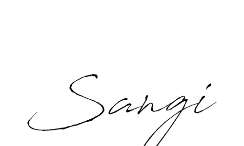 How to make Sangi name signature. Use Antro_Vectra style for creating short signs online. This is the latest handwritten sign. Sangi signature style 6 images and pictures png