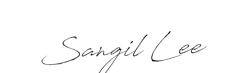 How to Draw Sangil Lee signature style? Antro_Vectra is a latest design signature styles for name Sangil Lee. Sangil Lee signature style 6 images and pictures png