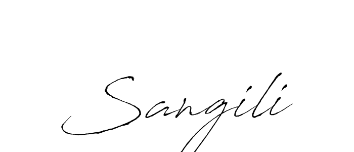 How to Draw Sangili signature style? Antro_Vectra is a latest design signature styles for name Sangili. Sangili signature style 6 images and pictures png