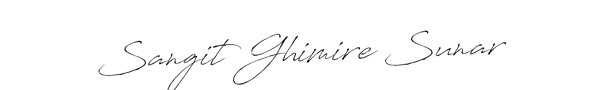 Make a short Sangit Ghimire Sunar signature style. Manage your documents anywhere anytime using Antro_Vectra. Create and add eSignatures, submit forms, share and send files easily. Sangit Ghimire Sunar signature style 6 images and pictures png