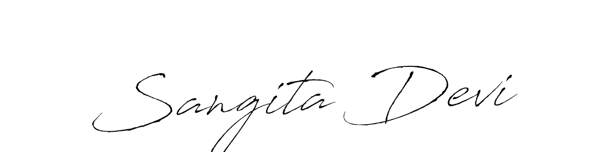 Also You can easily find your signature by using the search form. We will create Sangita Devi name handwritten signature images for you free of cost using Antro_Vectra sign style. Sangita Devi signature style 6 images and pictures png